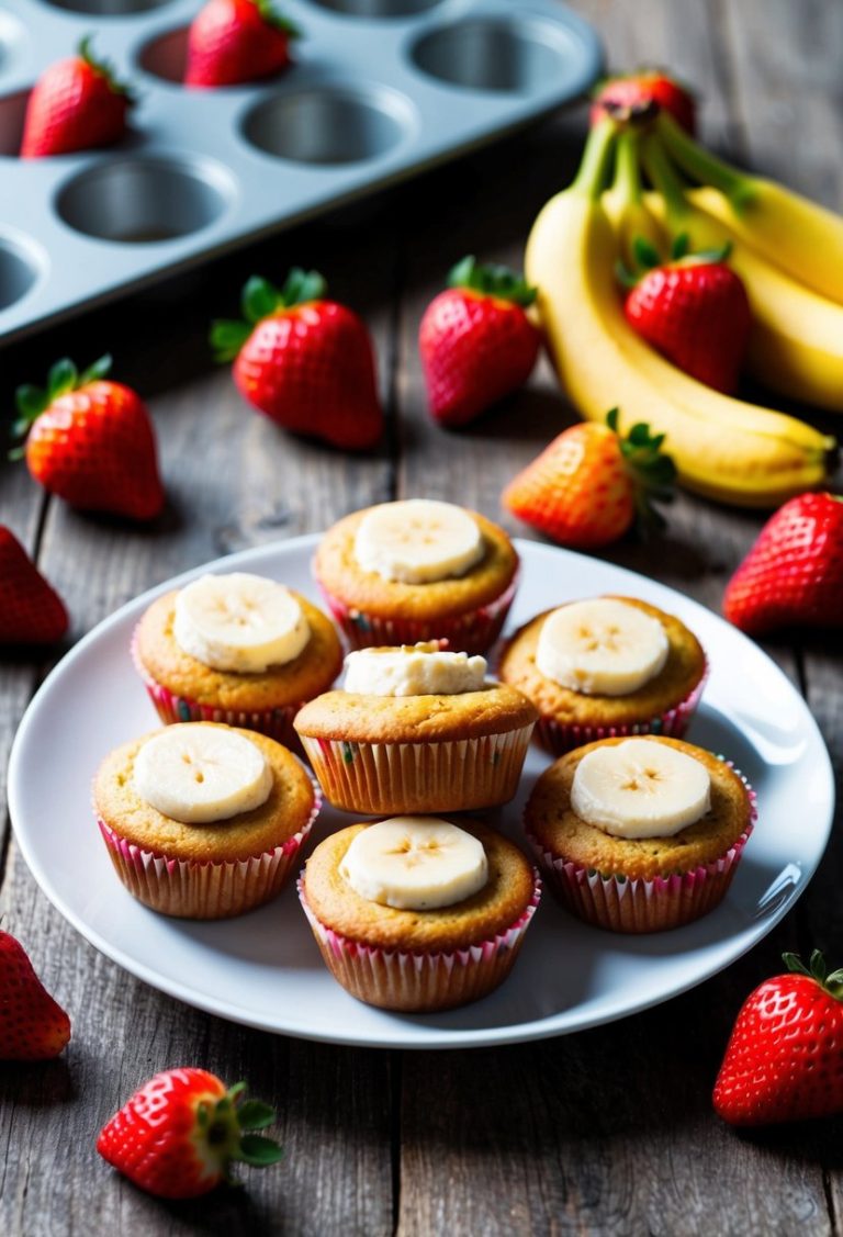 Strawberry Banana Muffins
